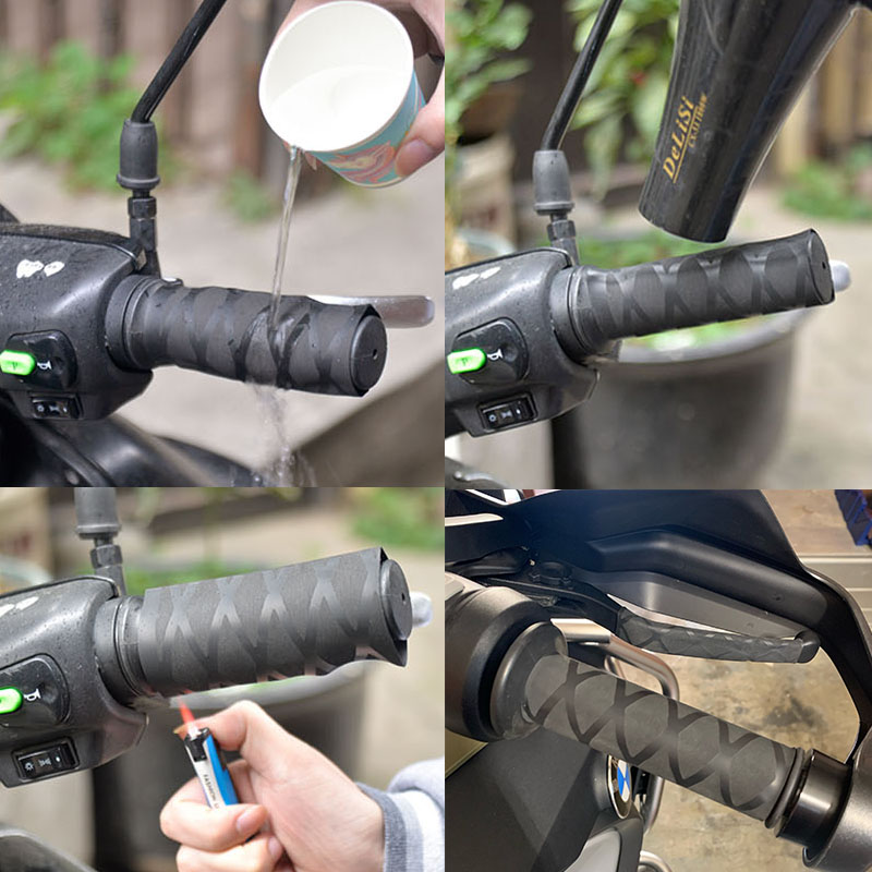 1 paire de poignées de moto th - Handlebar Grip Heated avis et prix